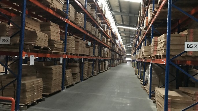 亳州醫藥公司層板貨架案例