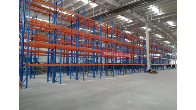 浙江電器行業橫梁式貨架案例